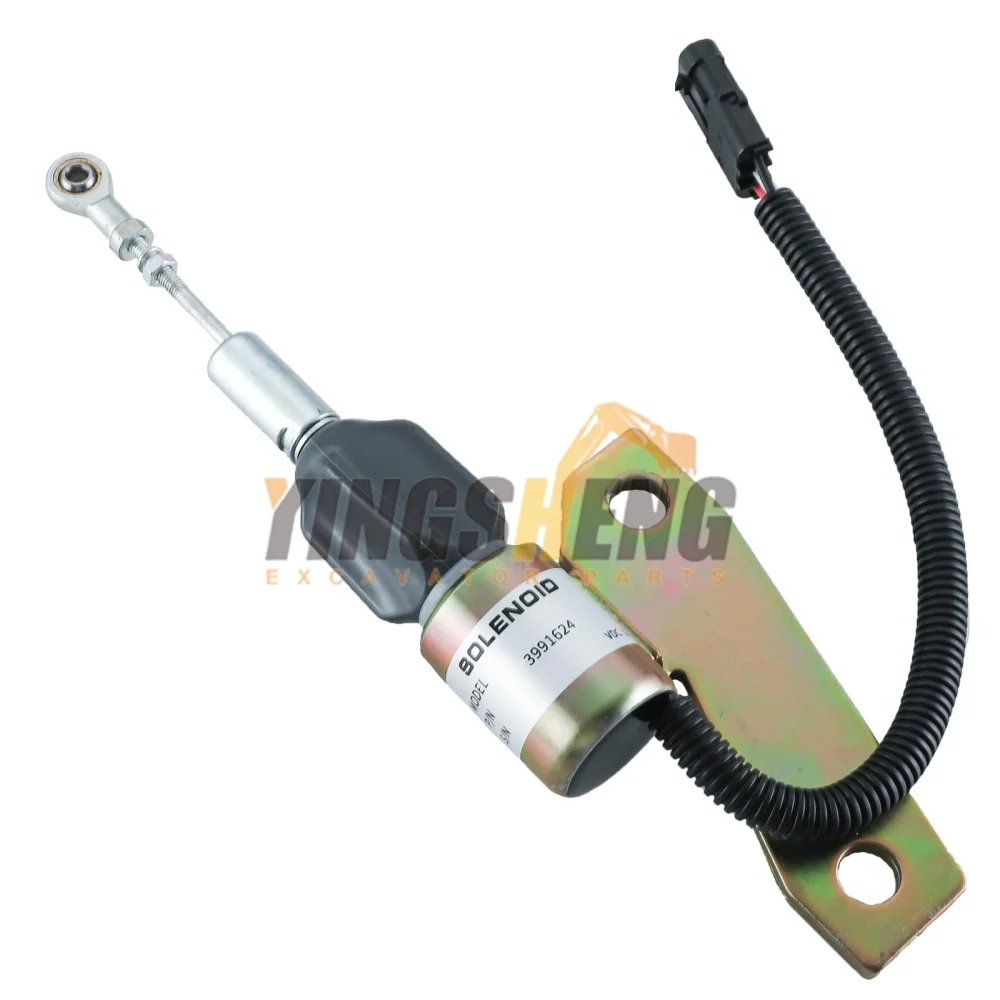 

4BTA 6BT 6BTA5.9 SA-4959-12 SA-4959-24 12V 24v engine shutdown solenoid 3991624 Fuel cut-off stop solenoid 3991625