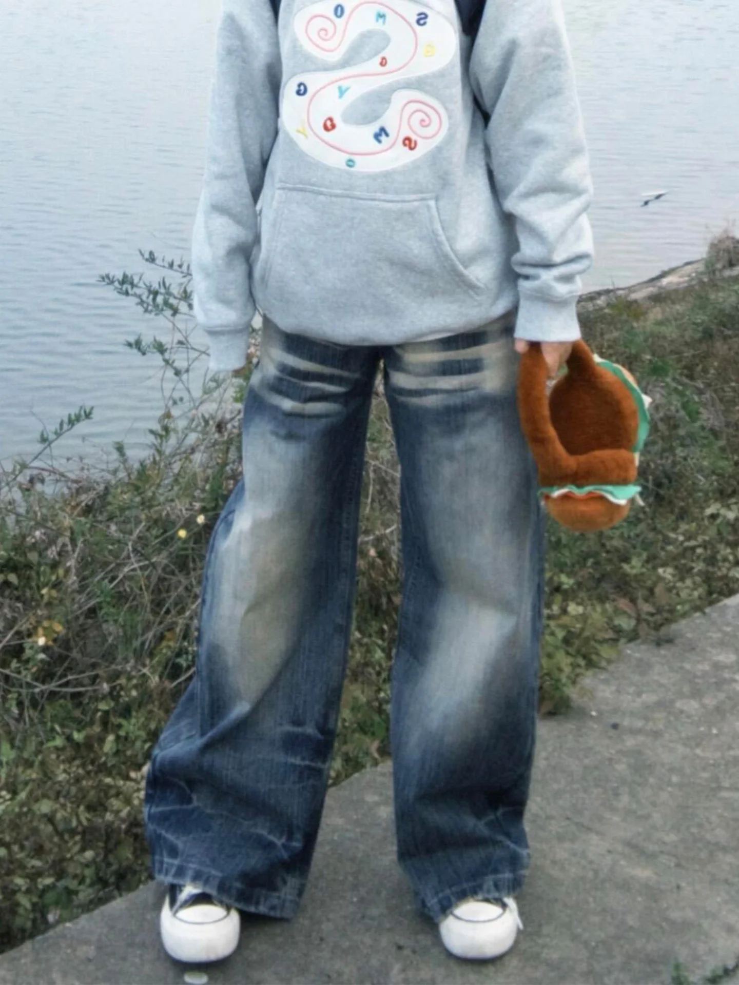 

Женские джинсы в стиле ретро, с эффектом потертости, зауженные, в уличном стиле, летние, новые, свободные, широкие, прямого кроя, серия Knife