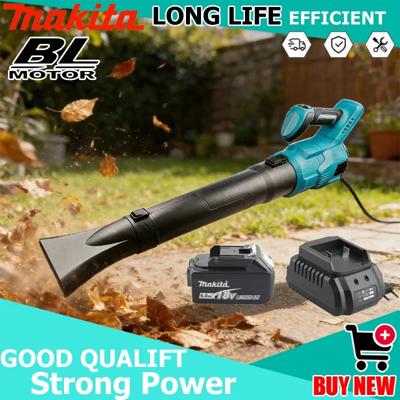 

Makita Tool Cordless Electric Air Blower Handheld Efficient Leaf Snow Dust Blowing Cleaning Power Tool