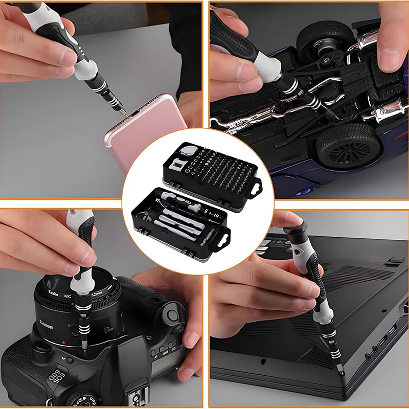 Precision Screwdriver Set: 115 in 1 Magnetic Mini Repair Tool Kit Small Screw Driver with Case for Computer, iphone, PC,etc