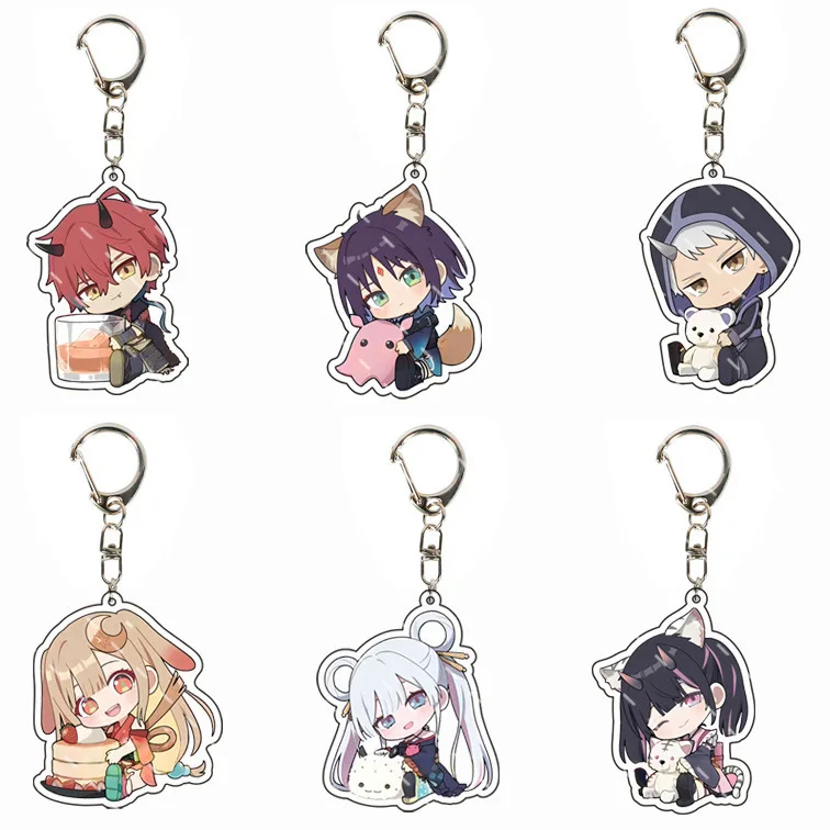Super Space Kaguya Acrylic Keychain Kaguya Tsukimi Yachiyo Sakayori Saiyo Bag Pendant Friends Girl Gift Accessories Key Ring