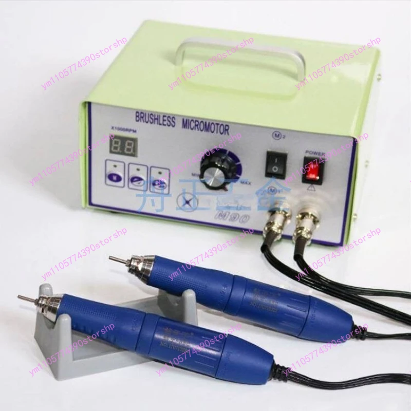 M90 Brushless Industrial Grinding Machine Mini Dental Engraving Machine For Jade Agate Emerald Woodworking Carving Polishing