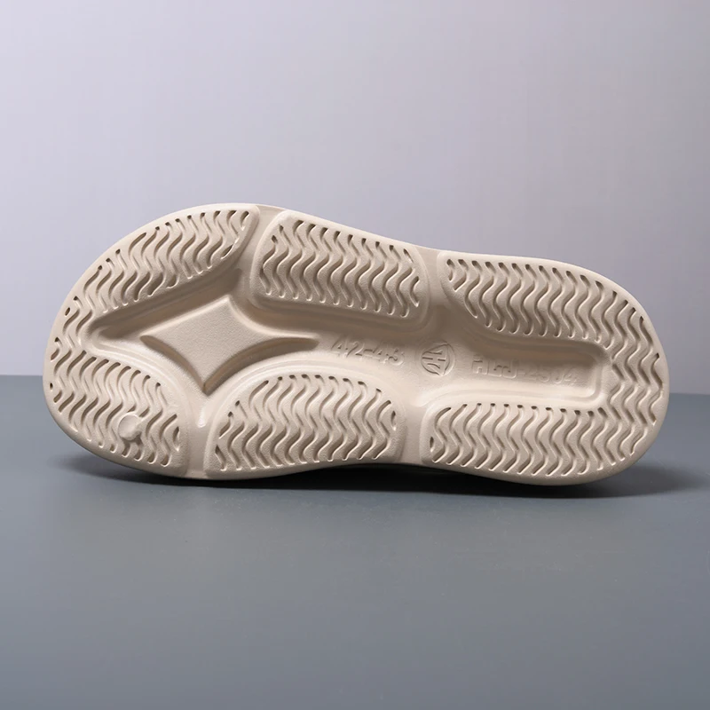 Neue Sommer-Flip-Flops für Herren, Outdoor, dicke Sohle, rutschfest, Sport, trendig, Waten, verschleißfest, Strand-Hausschuhe – Detail 1