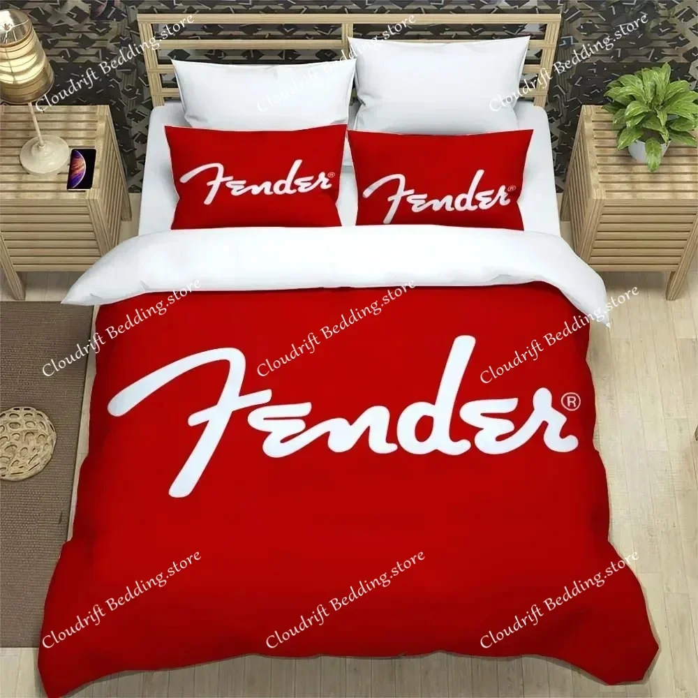 

Fender Musik Gitarre Fashion 3D Printed Bedding Queen Bedding Set Customized King Size Bedding Set Soft and Comfortable026