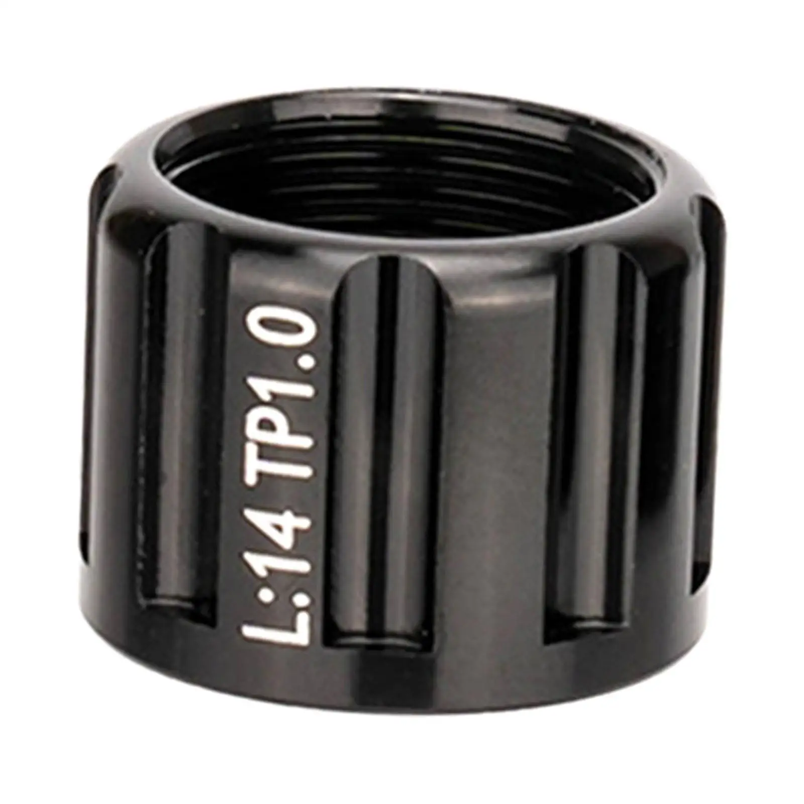 Bicycle Hub Axle Nut Aluminum Alloy Black Rear Wheel Shaft Fastener for MTB Cycle Replacement Parts