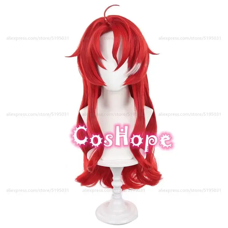 Argenti Cosplay Perücke 70cm lange lockige Welle Perücke rote Perücke Cosplay Anime Cosplay Perücken hitze beständige synthetische Perücken