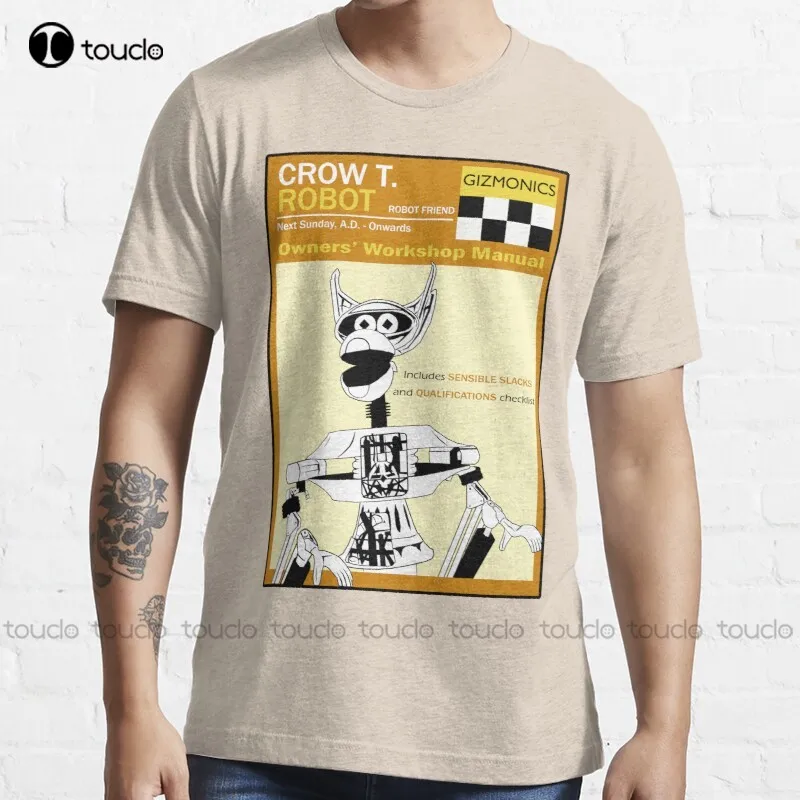 New Crow T. Robot Owners Manual  T-Shirt Cotton Tee Shirt Shirts For Men With Designs Custom Aldult Teen Unisex Custom Gift