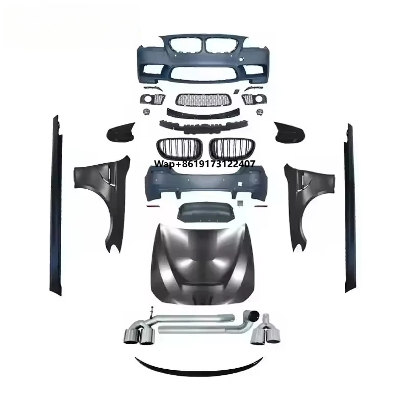 

Body Kit for 5 Series F10 F18 520i 525i 530i Bodykit 2011-2017 Car Parts Modified M5 Front and Rear Bumper Car Part