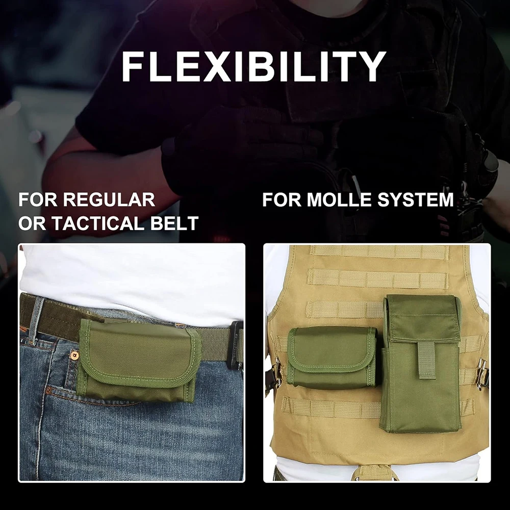الصيد الذخيرة الحقيبة التكتيكية الخصر حقيبة 10 جولات النار أكياس في الهواء الطلق اطلاق النار متعددة الوظائف البسيطة EDC ماج مول النايلون الحقيبة