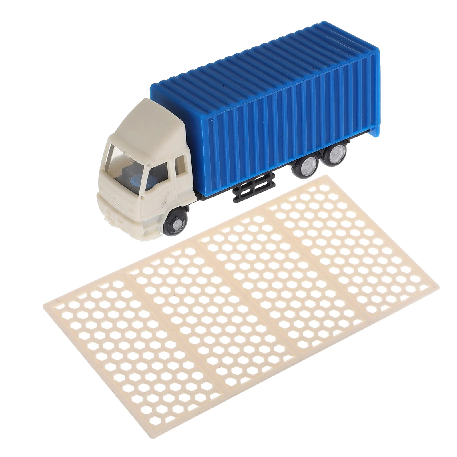 

2Pcs Colorful Truck Model Materials Creativity Scene Accessories Sand Table Props Miniature Landscape Scenery Model
