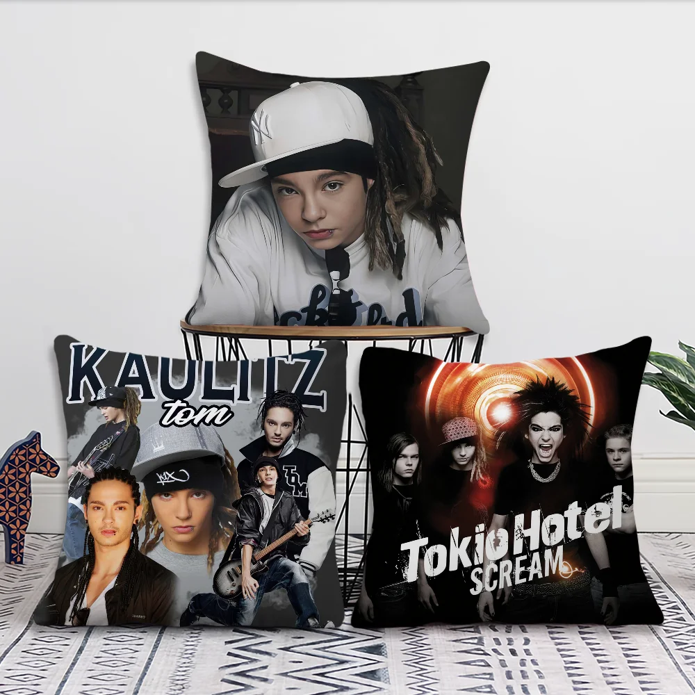 H-Hotel T-Tokio Kaulitz Decoration Band Room Home Sofa living Office Car Nordic Simplicity Tom Pillow Cover