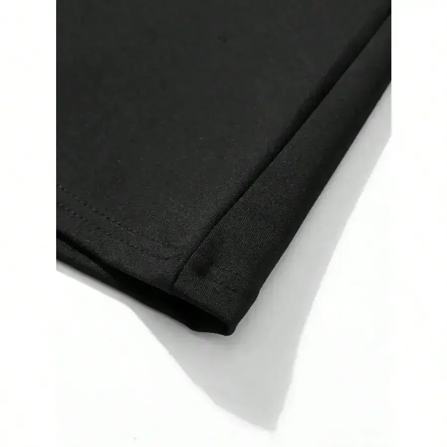 T-shirt Hunter en coton pour hommes – T-shirt en coton noir doux avec graphiques et fantômes de dessins animés "Real Girls Go Hunting" -