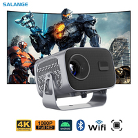 Salange A10 Android 11 Projector Mini Home Theater H713 BT5.2 720P Smart 3D Portable Video Projectors Mirror IOS 1080P 4K Via HD