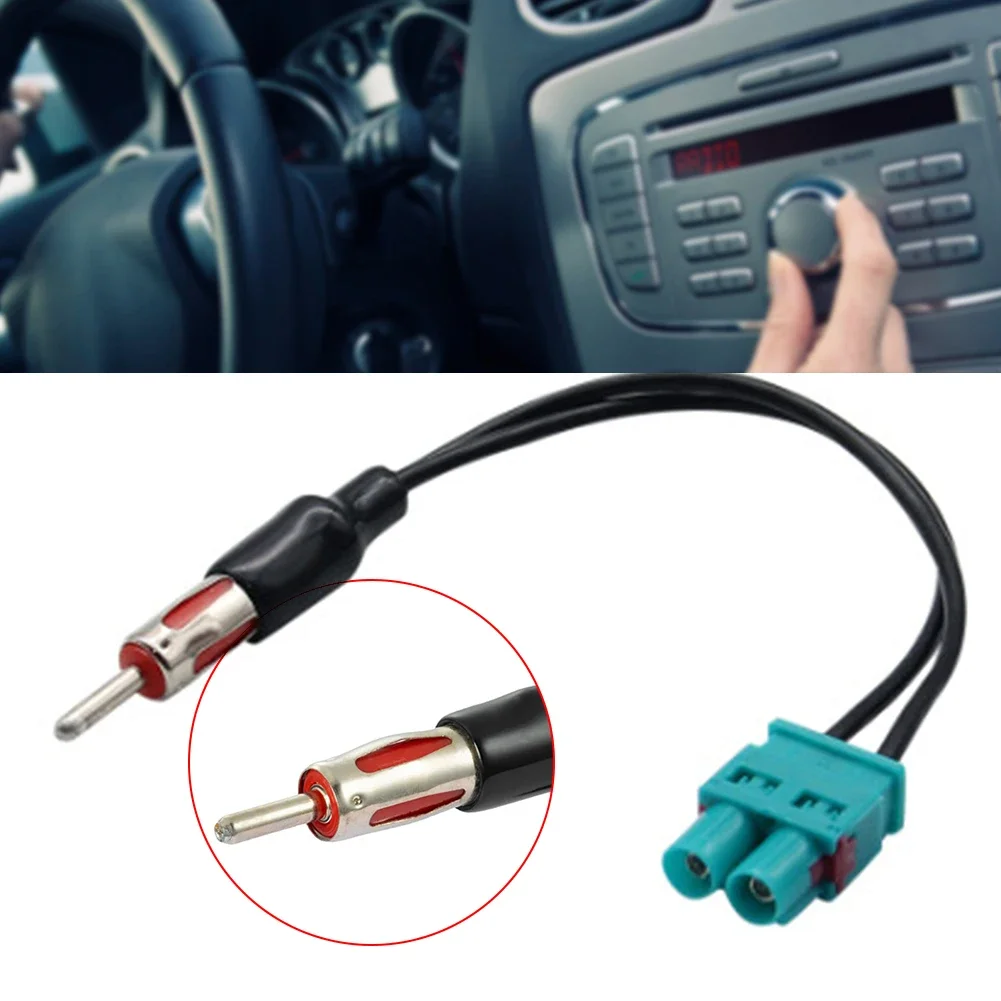 كابل الصوت ذكر مزدوج فقرا - Din ذكر جوي مزدوج فقرا - محول هوائي هوائي Din لسيارات BMW 1 3 5 Series E46 E90 E39 E60 E61