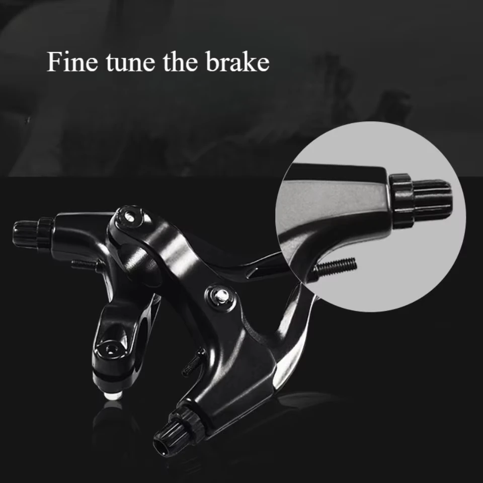 Bicycle Brake Lever 3 Fingers Road Mountain Bike Brake Handle Lever Aluminum Alloy V-brake Disc Brakes Levers for  Sram