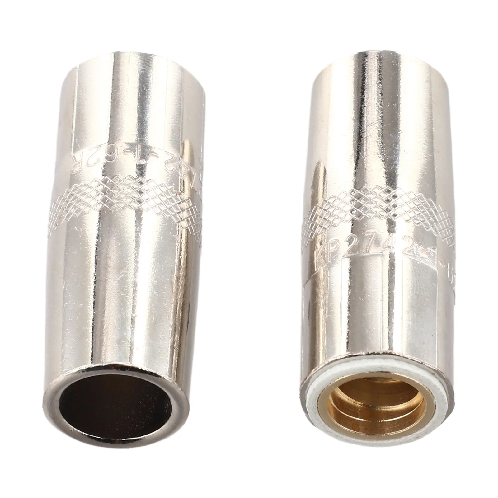 5 Pack Copper MIG Gas Nozzle KP2742162R Threaded 350A with 58 inch Size for Lincoln PRO 250L and PRO 300L Welding