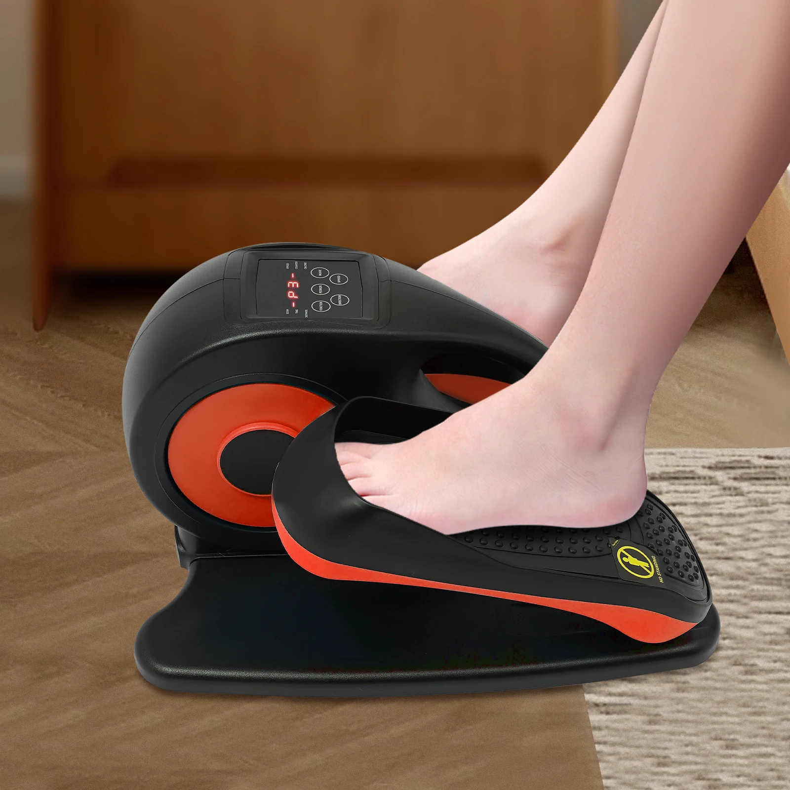 60W LED-Display Elektrischer Unterflur-Ellipsentrainer Heimtrainer Beintrainer Crosstrainer mit reinem Kupfermotor