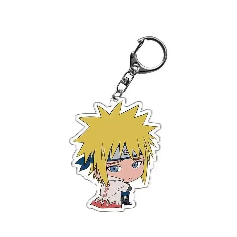 NARUTO chibi cartoon cute acrylic keychain personalized anime student backpack pendant accessory anime merchandise wholesale view 5