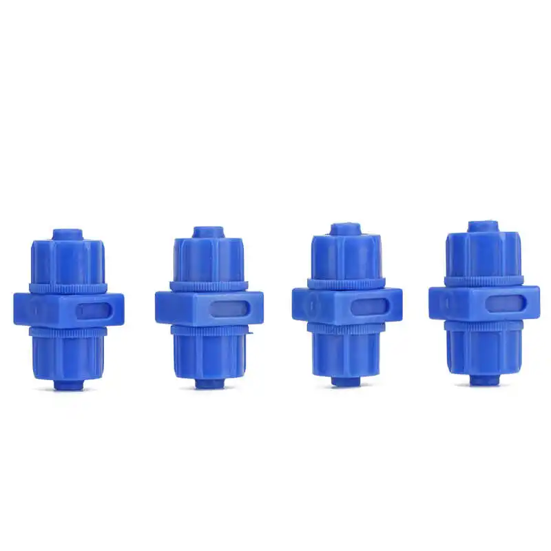 POM blue plastic quick-twist connector PU two-way PU6 PU8 PU10 PU12