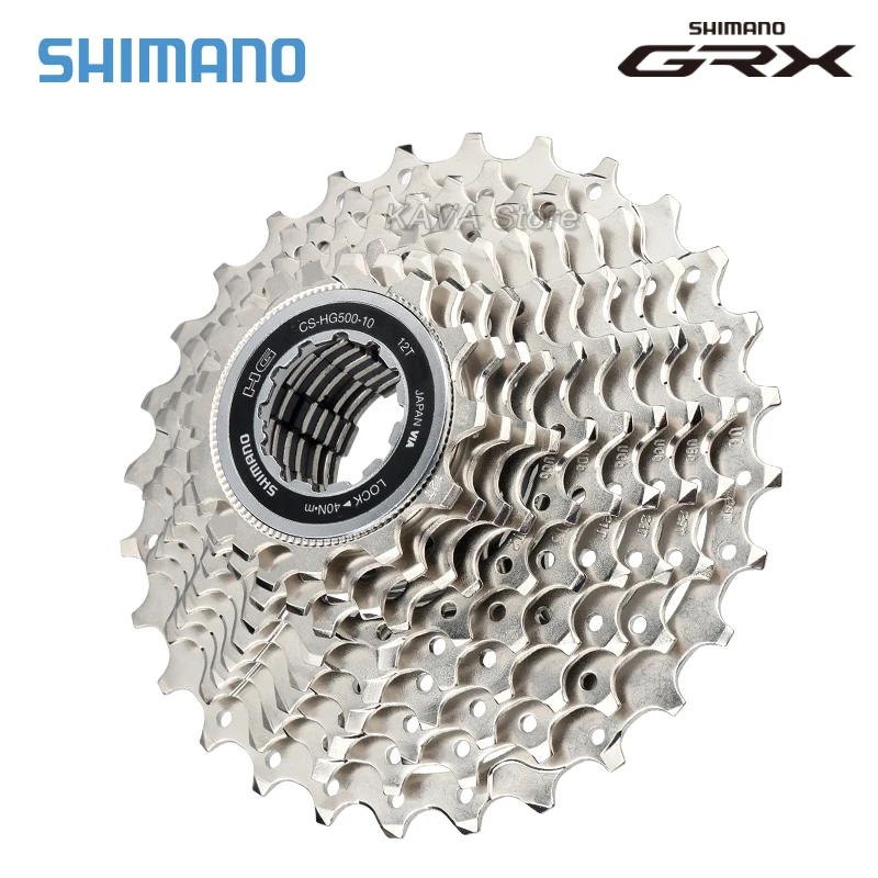 Shimano 10S Road Bike Cassette GRX CS-HG500 10V 11-25T 12-28T Bicycle Freewheel K7 for Tiagra 4700 4600 5700 10 Speed Flywheel