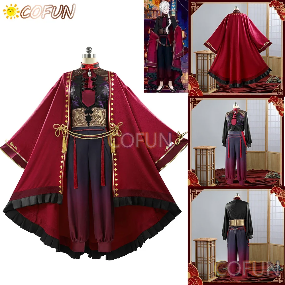 COFUN [Customized] Nijisanji Vtuber Kuzuha Cosplay Costume Halloween Outfits Women New Chinese Hanfu Clothing Suit Uniform