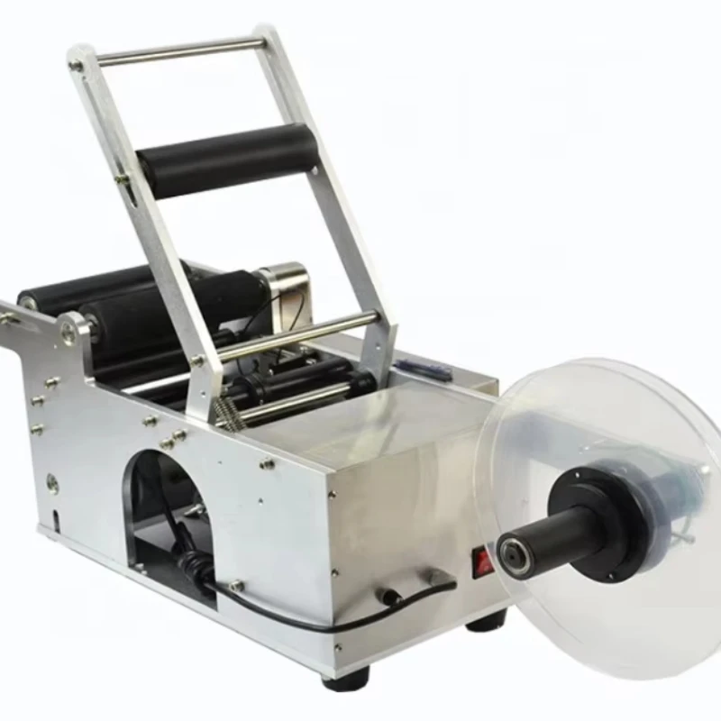

MT50 semi-automatic round bottle labeling machine, semi-automatic