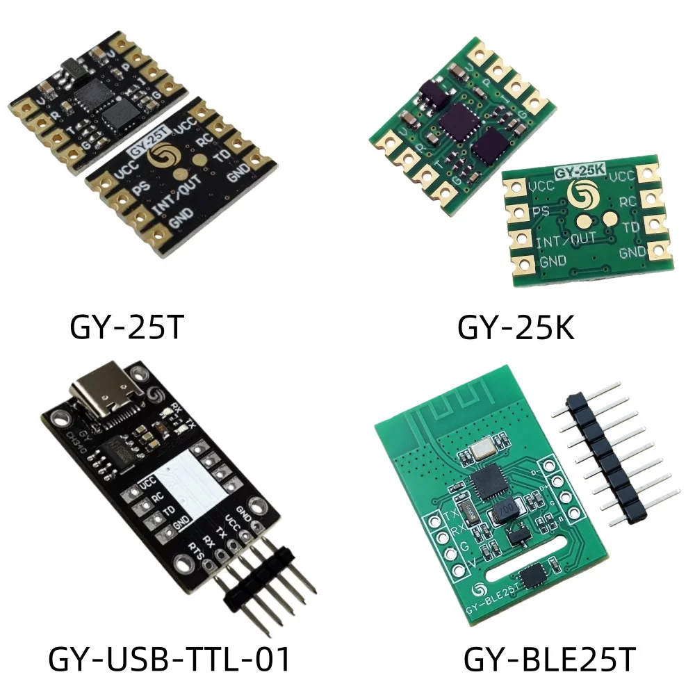 GY-25T 6DOF six axis serial port I2C gyroscope acceleration angle tilt ROS sensor module