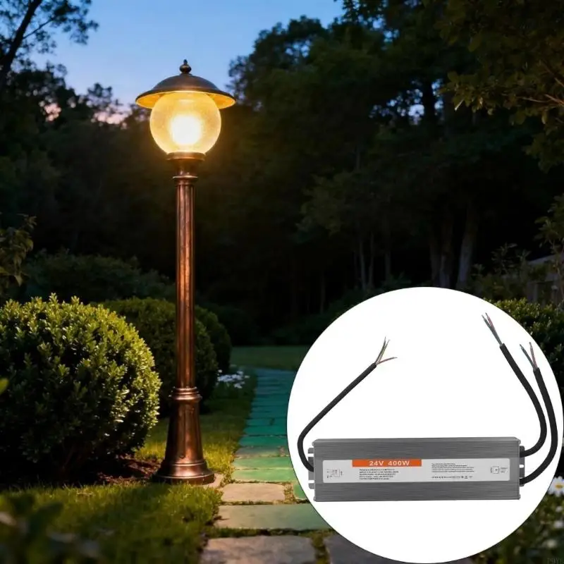 IP67 كتيمة 24 فولت 400 وات أداة تغيير خليط الألومنيوم مع تبريد فعال وحماية متعددة للأماكن الخارجية P9YB #5