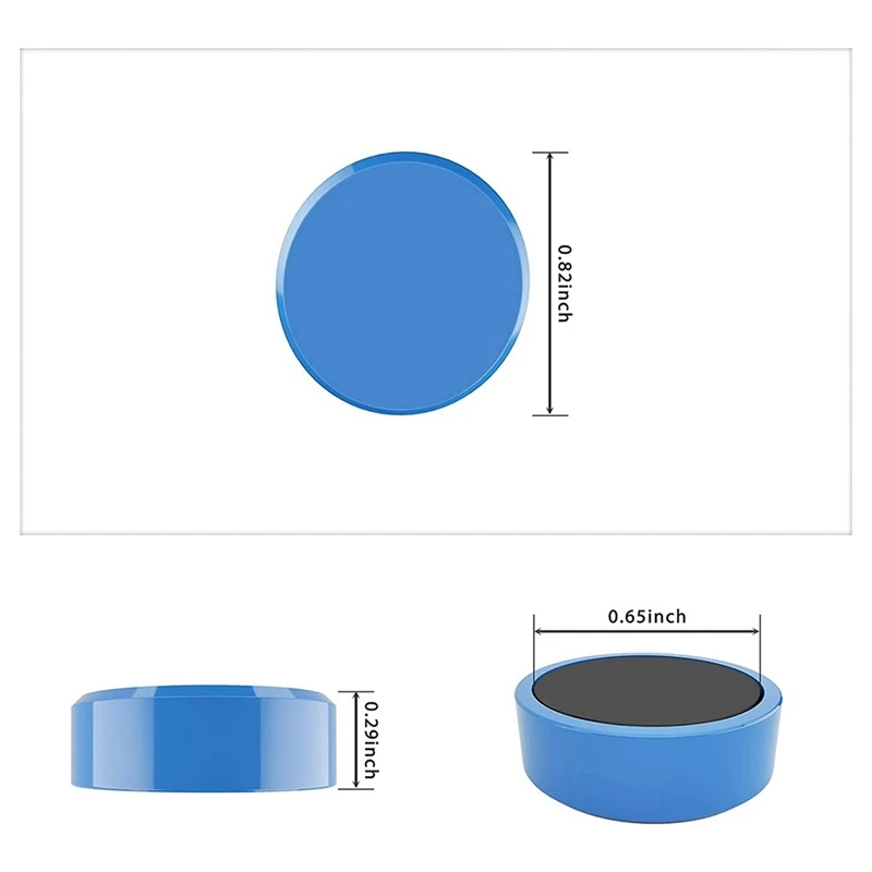 Packung mit 60 Magneten, Whiteboard-Magneten, Magneten für Magnet platten, Magneten, Kühlschrank, bunte runde Magnete, stark