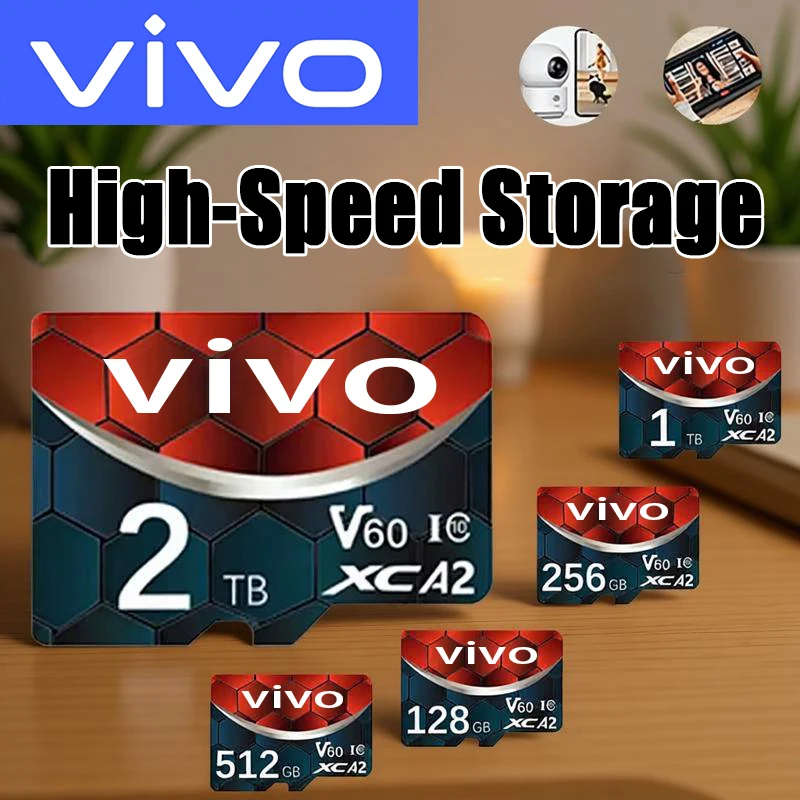 VIVO High Speed Expansion Mobile Phone Memory Card 2TB TFCard 1TB Mini SD Card 512GB TF SD Card 256GB For Nintendo Switch Camera view 2