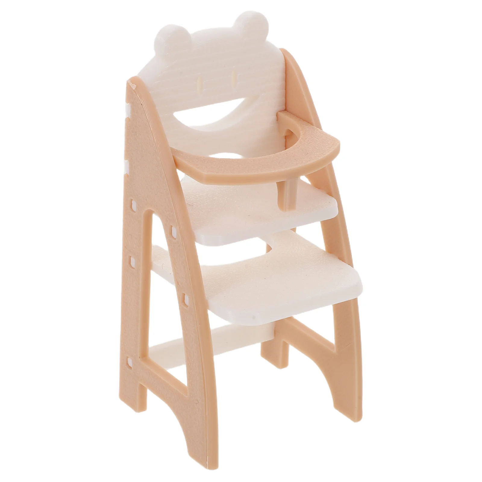 

Baby High Chair Realistic Miniature 1:12 Infant Dining Chair for Pretend Play Dollhouse Furniture Accessory Dollhouse Highchair