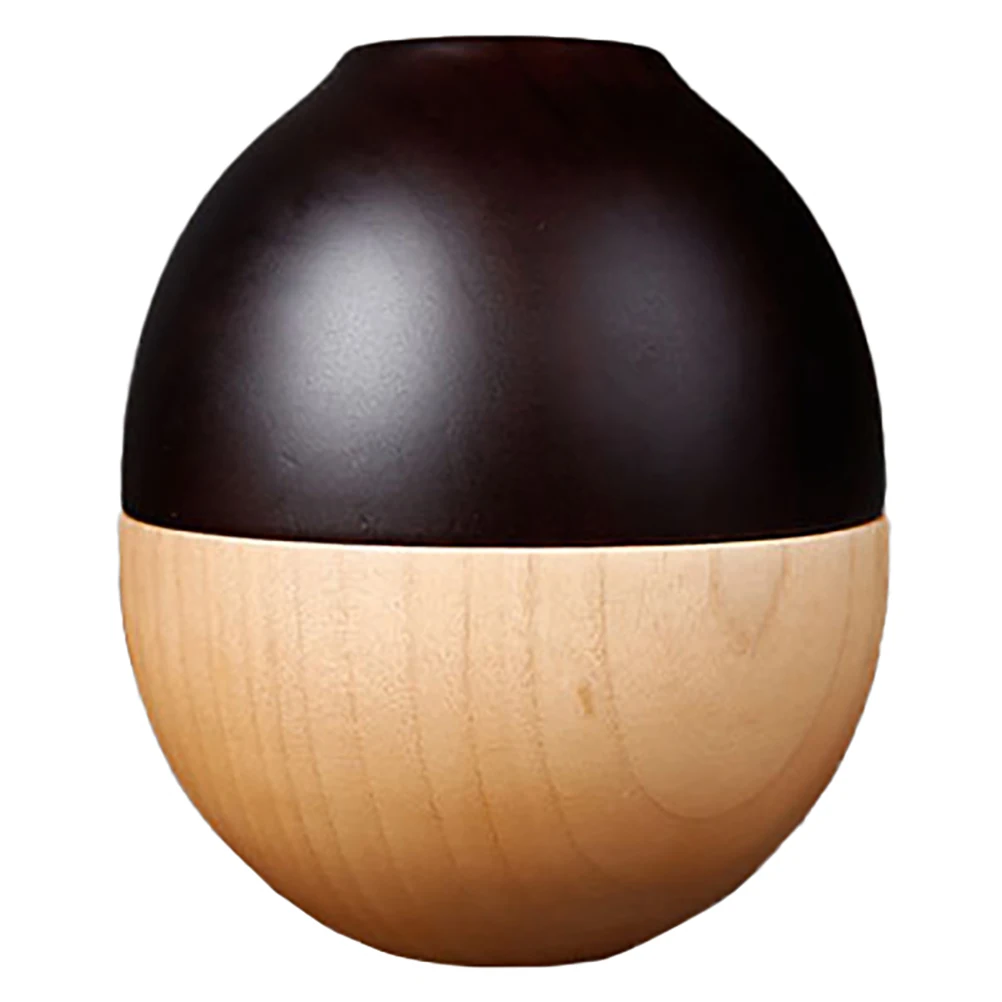 

2pcs Wooden Bowls Small Coffee Brown Bamboo Safe Unique Design Kitchen Dining wooden rice bowl noodle bowl