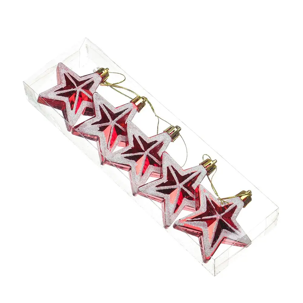 

3/6Pcs Small Bauble Party Decor Star Mini Candy Christmas Tree Ornament Hanging Tree Pendants Cane
