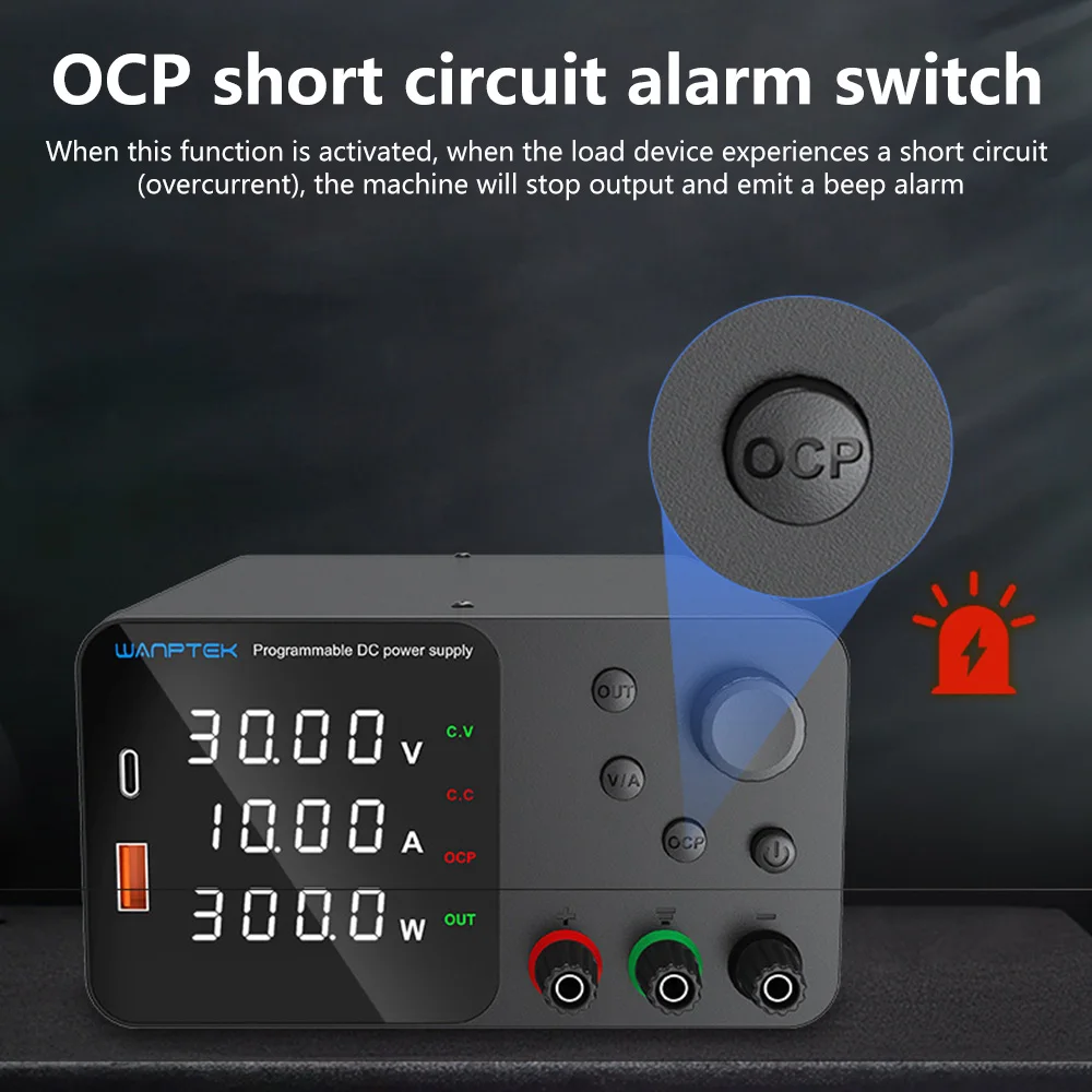 조정 가능한 DC 전원 공급 장치 120V 360W 3A LED 디지털 실험실 벤치 전원 공급 장치 안정화 전원 공급 장치 전압 조정기 스위치