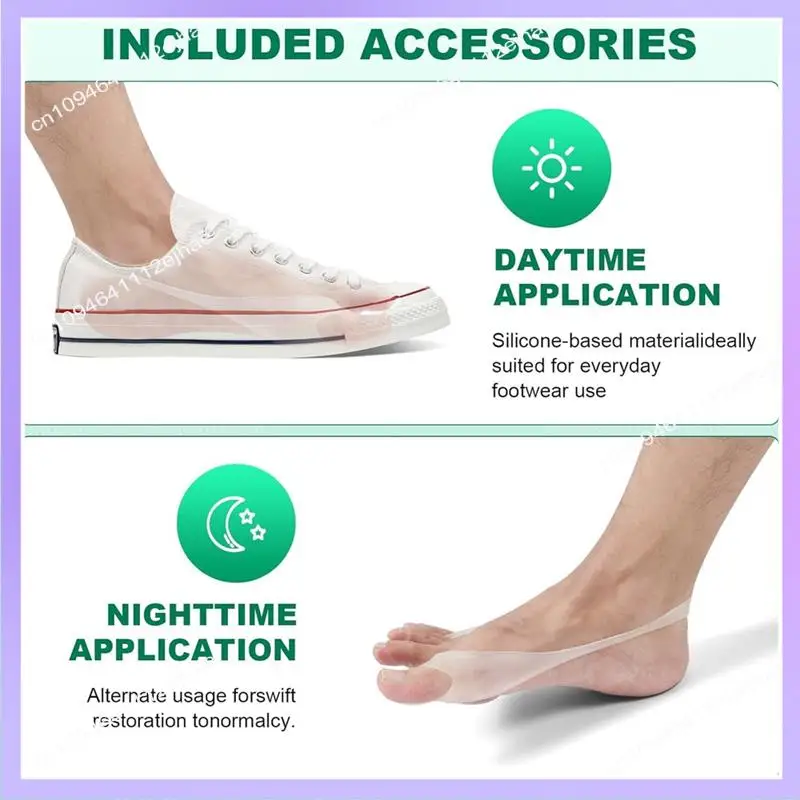 N83R الورم مصحح الورم مصحح للنساء اصبع القدم الكبير قابل للتعديل الورم مصحح القدم اليمنى