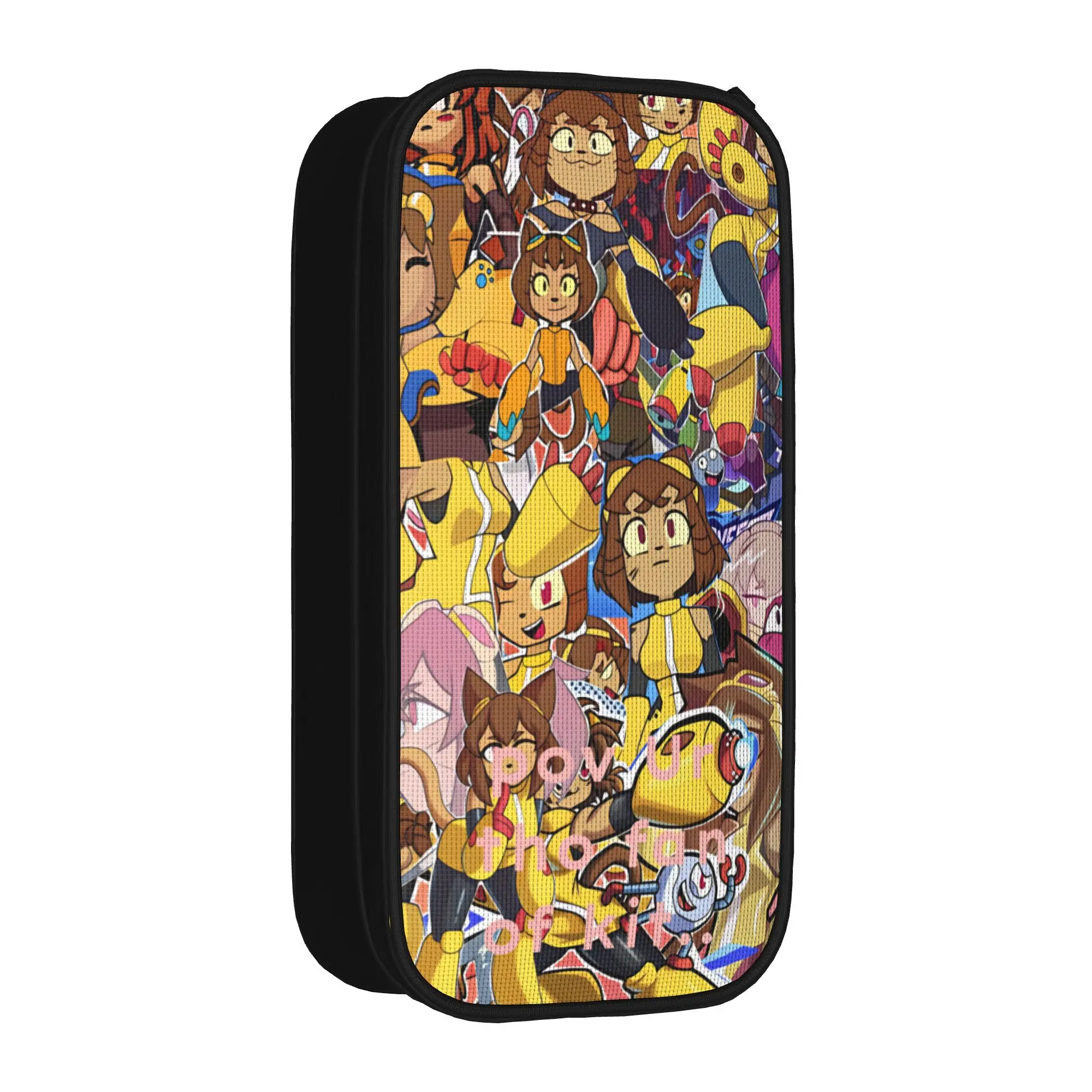 Shadow Milk Pencil Case Cookie Run Kingdom Boy Girl Kawaii Pencil Box Graphic School Pencil Cases Stationery Organizer Gift Idea