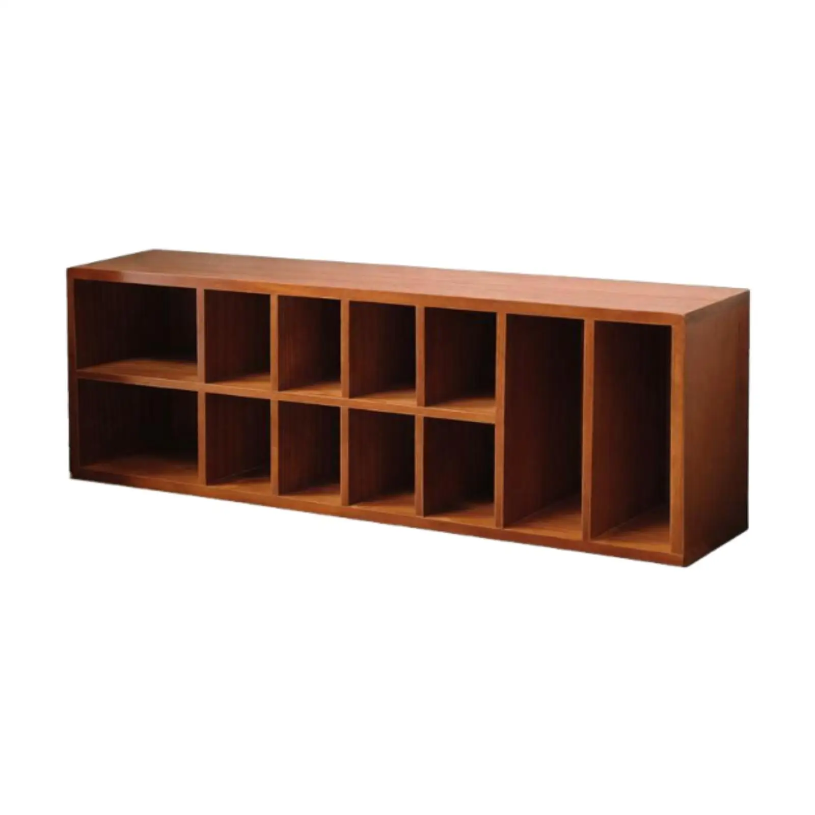 

Настенная витрина из соснового дерева, просторный шкаф для хранения в стиле ретро с отделениями для предметов коллекционирования и косметики