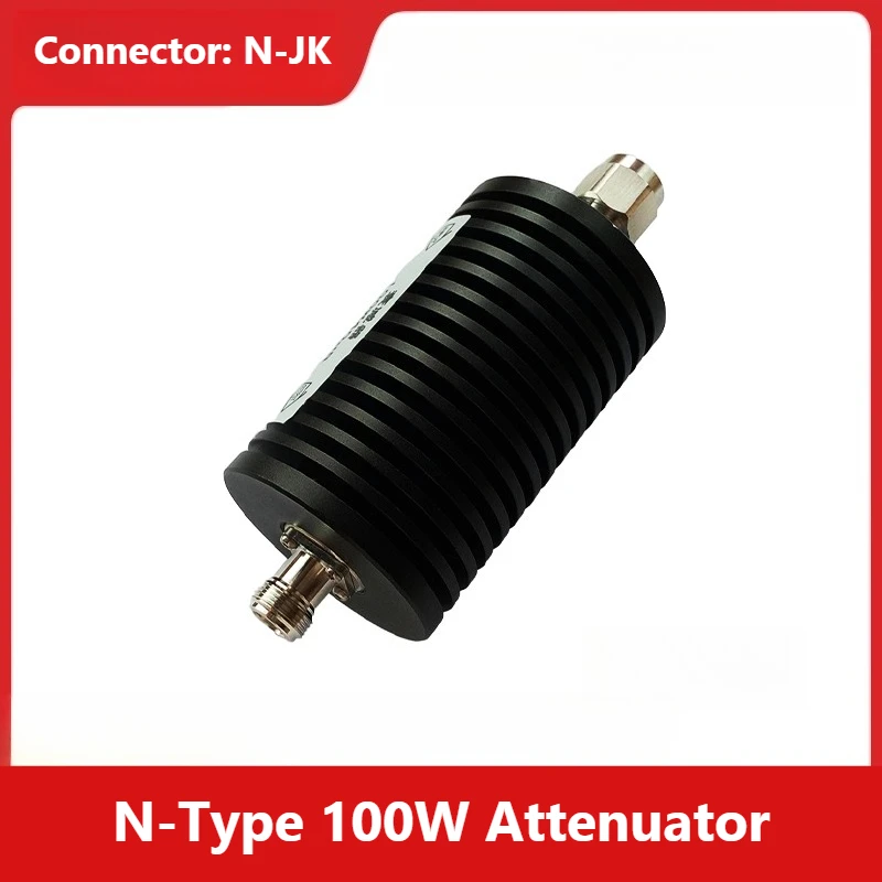 RF Attenuator N Type 100W High Power Coaxial Attenuator 1-60dB, DC-3G 4G