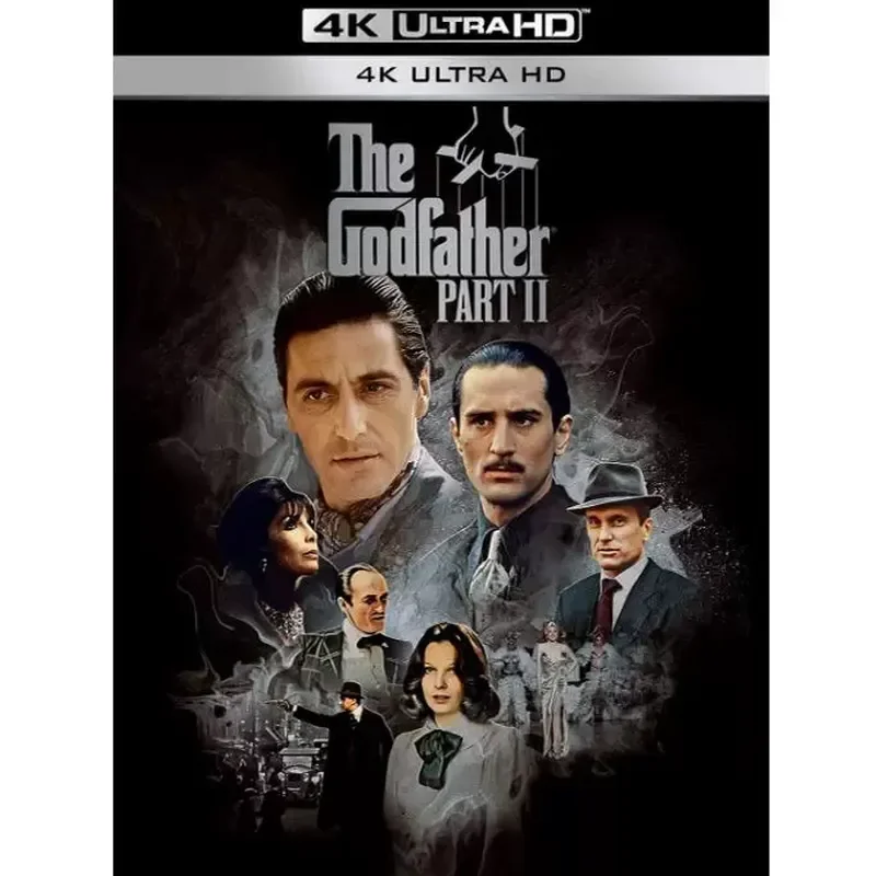4K-UHD Godfather 2 (1974) 2-disc, Blu-ray movie, Blu-ray disc