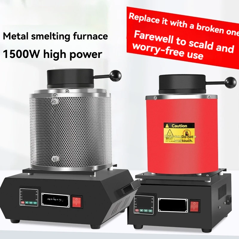 Small Scale Melting Furnace For High-temperature Melting Of Gold, Silver, Copper, Aluminum, Medium Frequency Melting Furnace