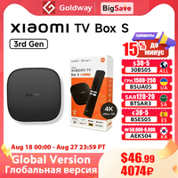 Global Version Xiaomi TV Box S 3rd Gen 4K Ultra HD Bluetooth 5.2 Wifi6 32GB ROM Google TV Google Assistant Smart Media Player