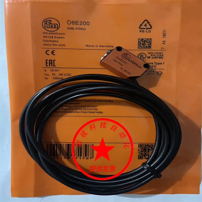 Ifm Photoelectric Switch 06P204 06P201 06H204 O6h201 O6e200 O6s200
