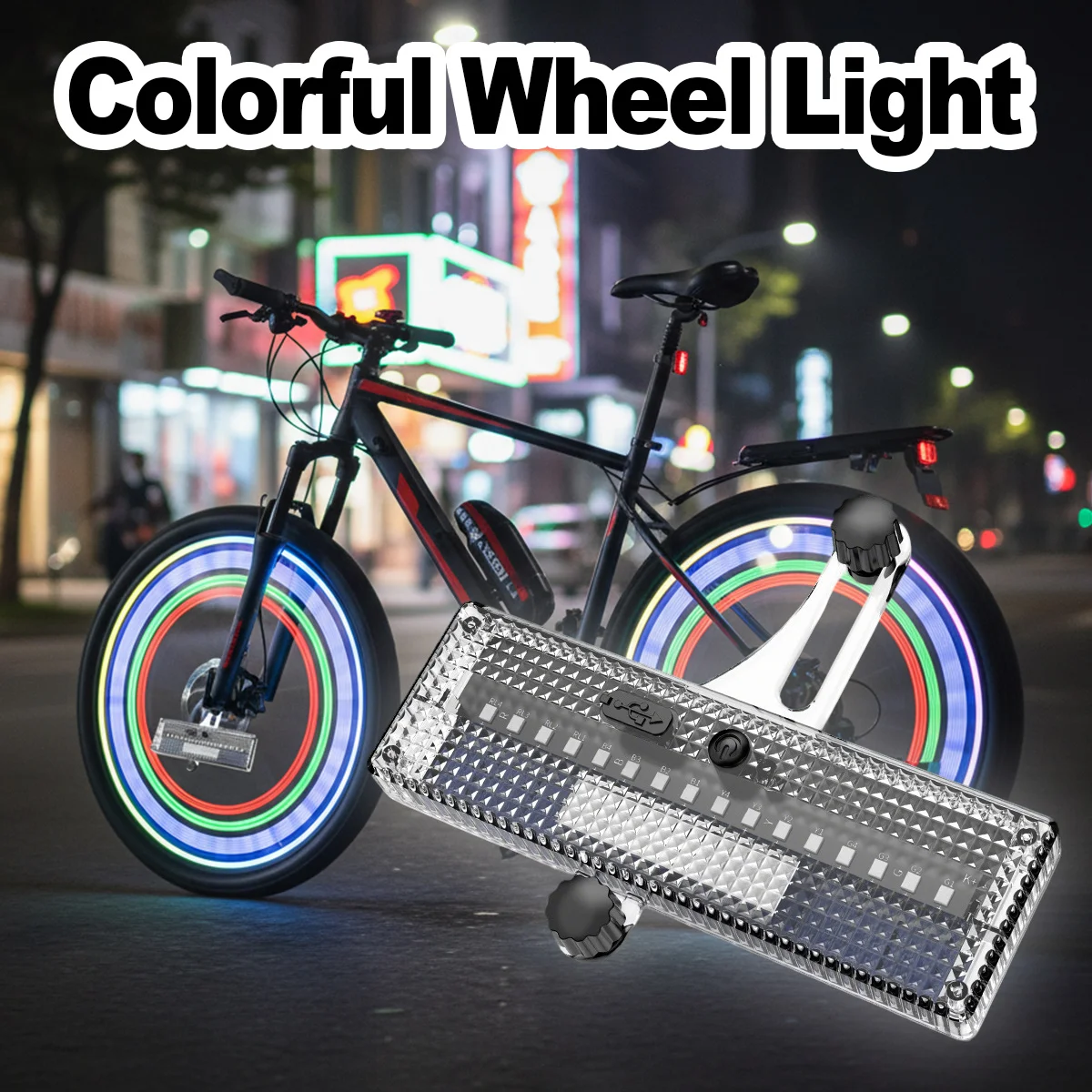 

Солнечная светодиодная подсветка для велосипедных колес, водонепроницаемая RGB-подсветка для спиц, светильник с датчиком движения, аксессуары для велосипедов, украшение для велосипеда.