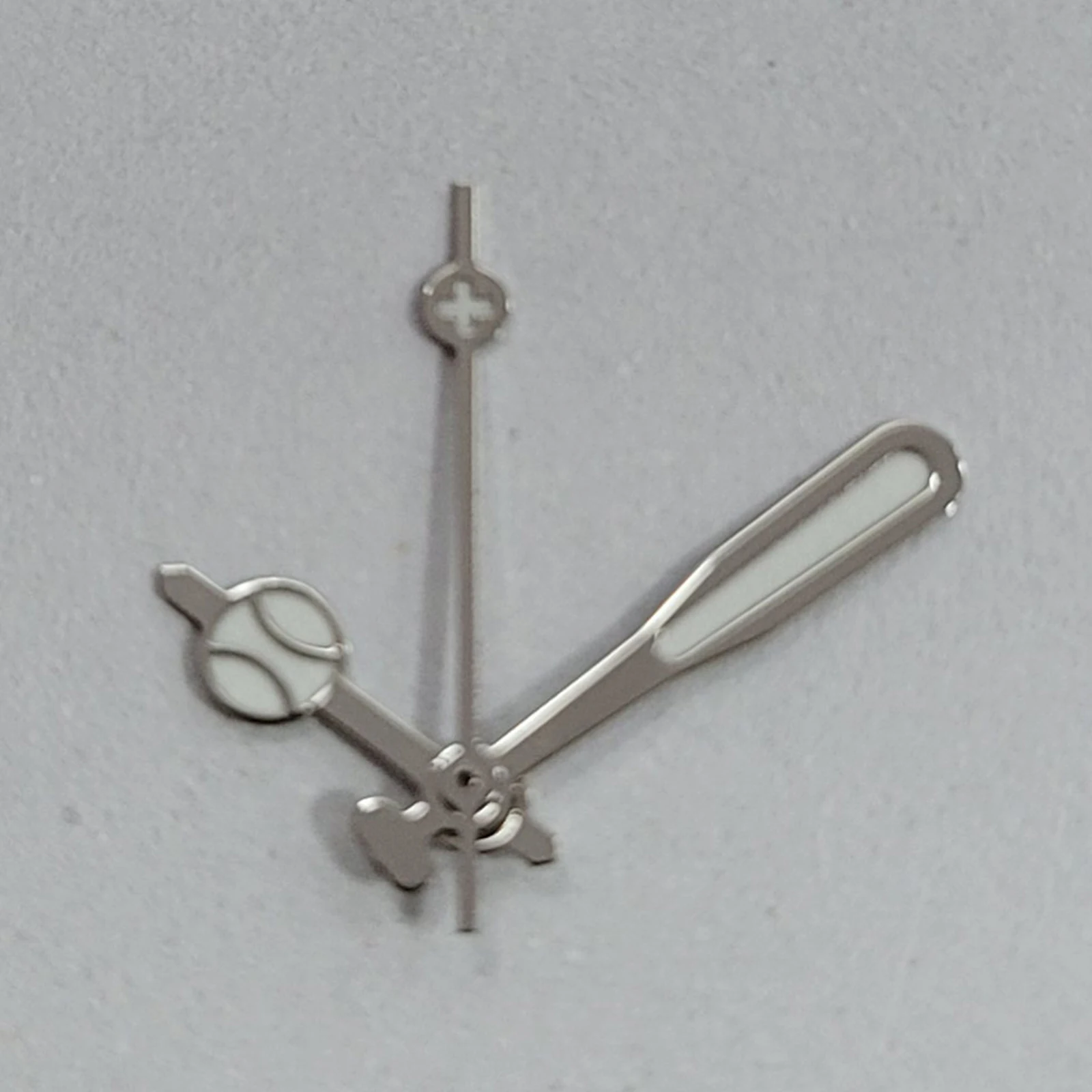 3pcs Green Luminous Watch Hands 8 x 12 x 12.5 MM Baseball Needle Watch Parts for NH35/ NH36/ 4r/ 7s Movement