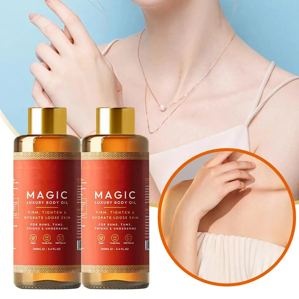 Magic Body Oil, Magic Firming Body Oil, Magic Luxury Body Oil, Magic Body Oil, Plumps, Tightens, Firms and Hydrates Skin, Arms