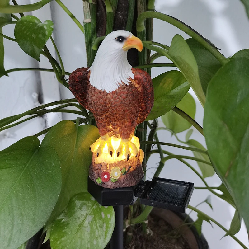 Solar Powered Eagle Lawn Light: Stunning Outdoor LED Garden Decorations Garden Decorative Lights