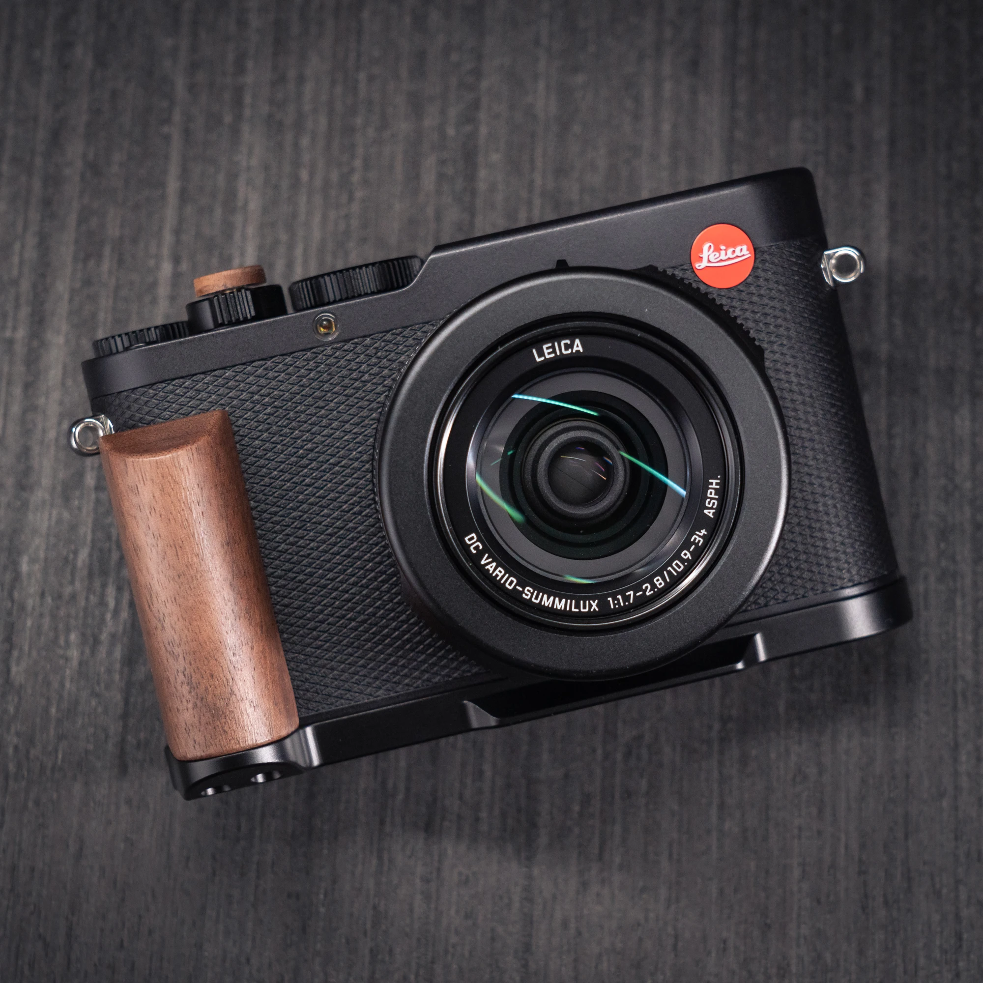 YUWOOD DLUX8 L-förmige Montageplatte mit Holzgriff für Leica D-lux8, integrierte Arca-Swiss-Schnellwechselplatte für Arca-Typ-Stativ – Detail 11