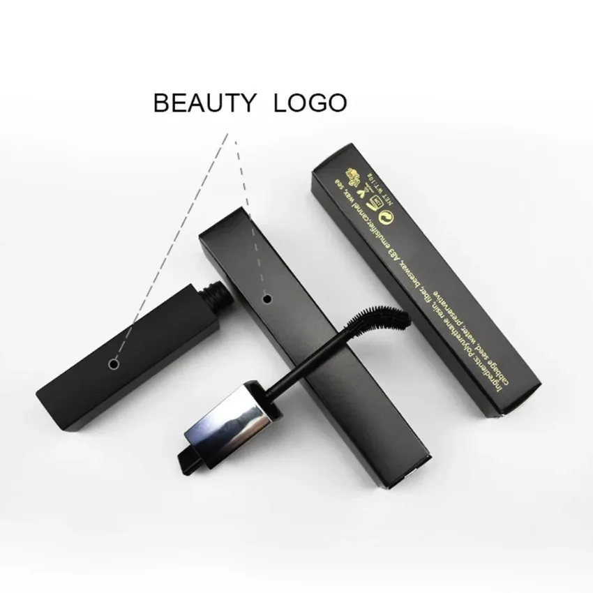 Custom Wide-angle Rotating Bendable Mascara Lengthening Black Lash Eyelash Extension Long-wearing Non-smudged Makeup Bulk