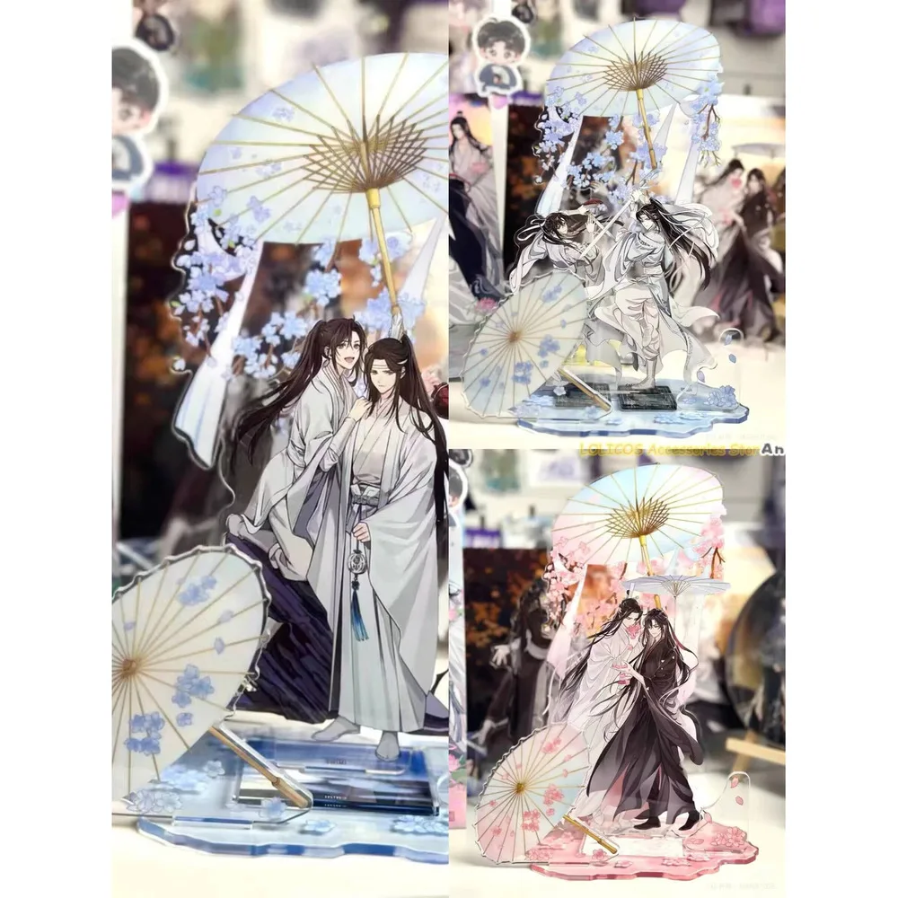 

MDZS Wei Wuxian Lan Wangji Flower Umbrella Series Acrylic Stand Figure Model Grandmaster Of Demonic Cultivation Desktop Decor