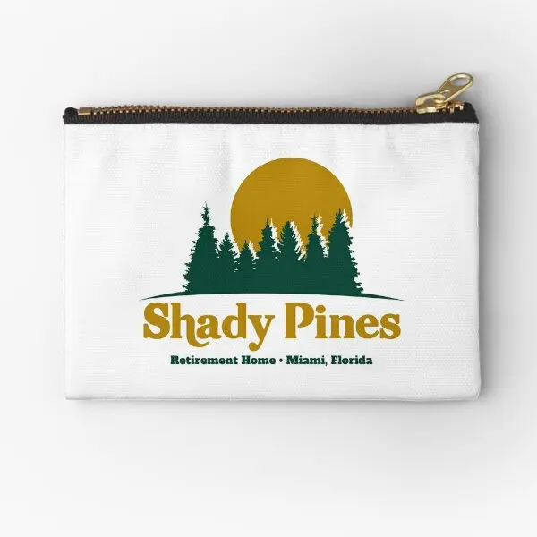 Shady Pines  Zipper Pouches Women Storage Bag Packaging Pure Coin Money Small Underwear Cosmetic Key Pocket Socks Men Wallet